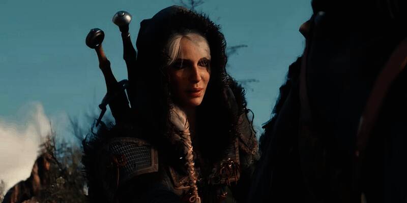 《巫师》角色面临艰难抉择的画面，背景为昏暗的室内环境