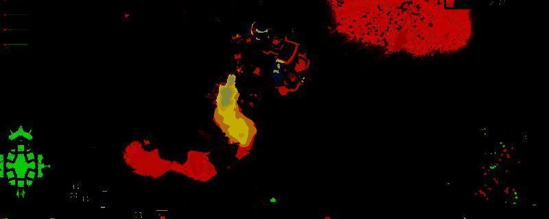 游戏中角色激烈战斗的精彩场景，角色手持武器，周围特效炸裂