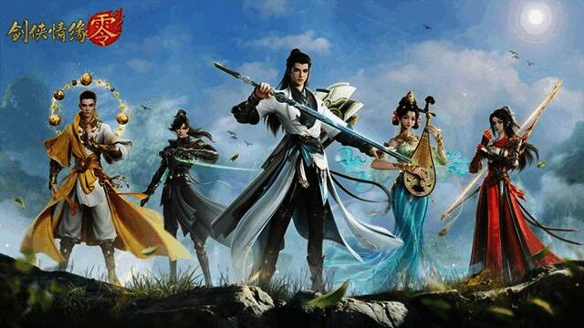 帮会成员在野外地图激烈混战，争夺首领资源