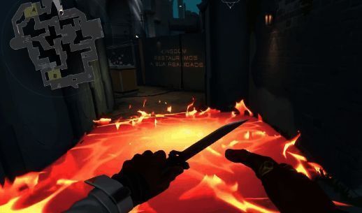 火男开启大招后的分身战斗画面，火焰环绕全身，气势逼人