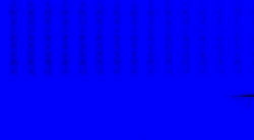 屏幕显示蓝色纯色画面，用于检测坏点