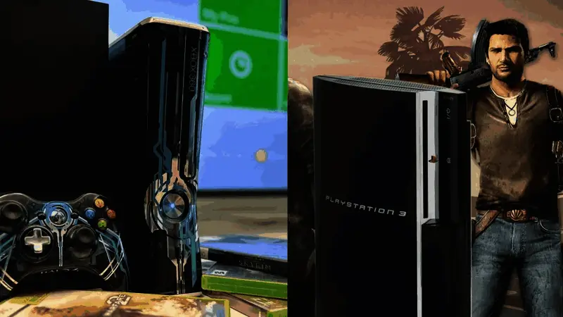 Xbox历代主机对比图，展示从初代到最新款的演变历程