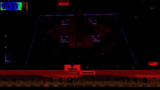 玩家使用关卡编辑器创建自定义迷你游戏的界面截图