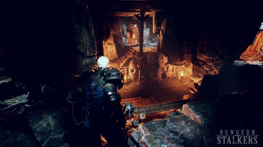 追踪者在黑暗中潜行，准备发动突袭