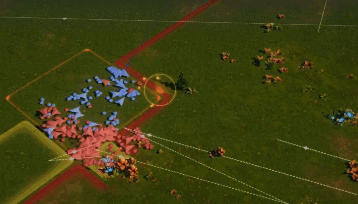 地图上显示多个主城位置标记，代表不同玩家或联盟的分布情况