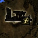 雷属性遗迹全景，建筑带有闪电元素装饰