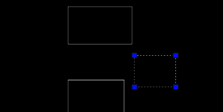 AutoCAD2007界面展示，左侧工具栏清晰可见，绘图区域显示多个独立块元素
