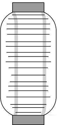 完成填充后的白色灯笼成品图截图