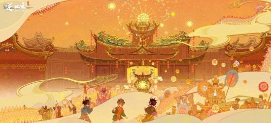 皮影戏副本界面展示，传统艺术形式在游戏中得到生动还原