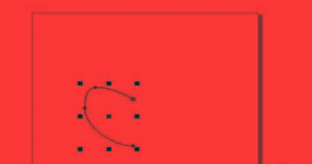 鼠标正在拖动蓝色锚点调整心形轮廓，画面显示实时变化效果