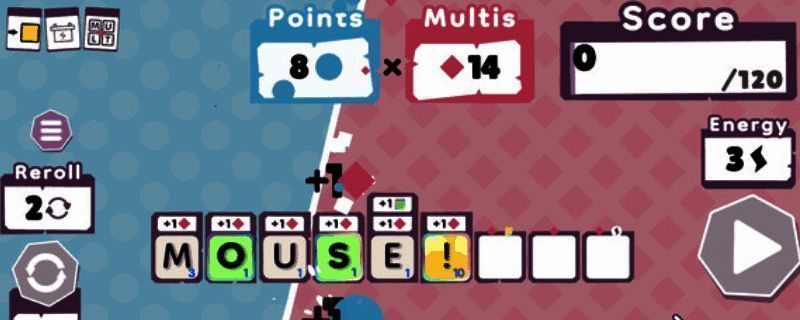 游戏封面展示，界面简洁清新，充满字母拼图的视觉元素