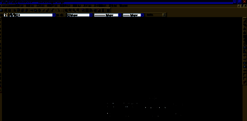 图纸中表格结构展示及文字填写区域选定
