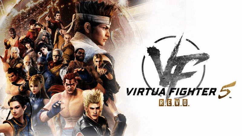 Virtua Fighter 5 R.E.V.O.表演赛舞台照，背景灯光炫目科技感十足