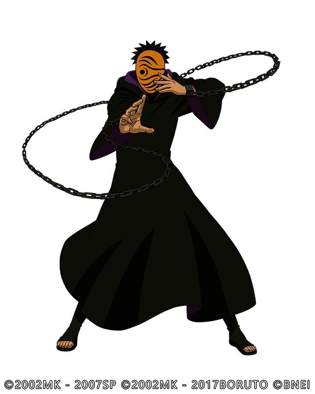 宇智波带土以神秘面具男身份出现，引发九尾之乱的剧情画面