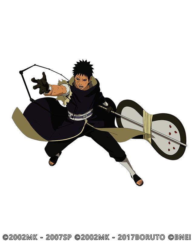 带土与多位忍者激烈交战的合集画面