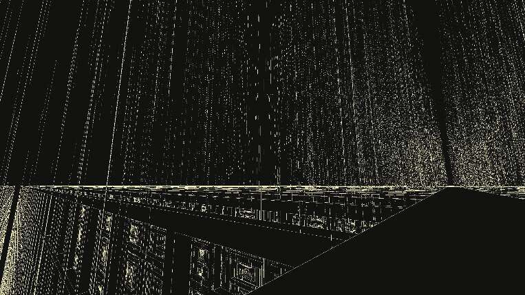 梦幻般漂浮的几何体，在昏暗空间中散发柔和光芒，营造出神秘梦境氛围