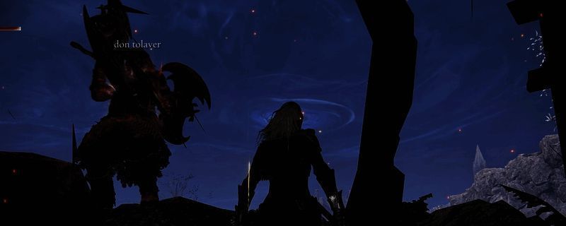 艾尔登法环黑夜君临游戏场景，角色在神秘洞窟中探索