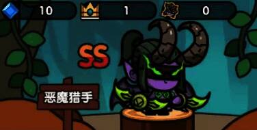 恶魔猎手释放技能画面，变身恶魔形态造成范围伤害