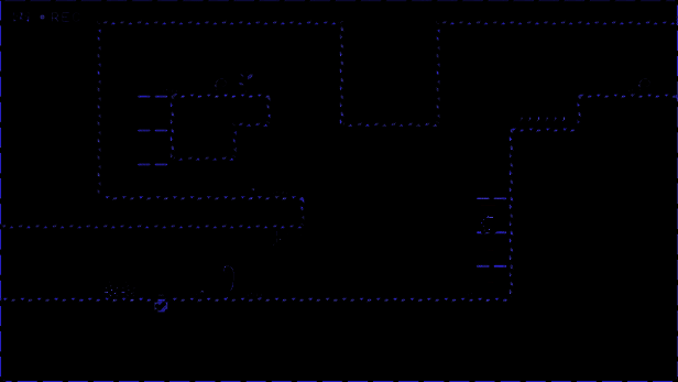 游戏内复杂机关与路径回放结合的演示画面