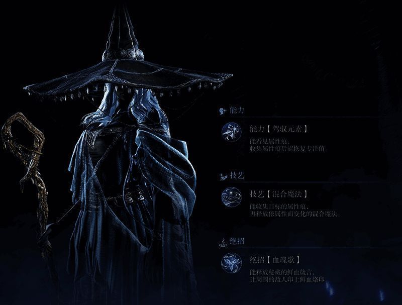 隐士属性面板展示，显示智力与信仰均为S级