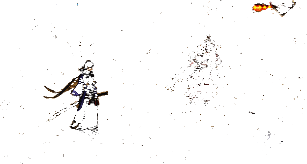 武士刀招架成功后拔刀反击特效