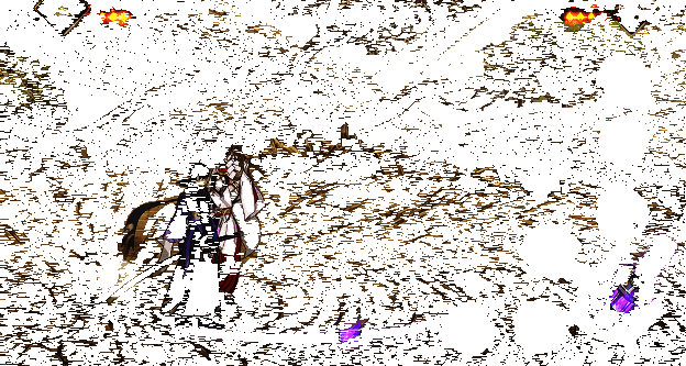 虚化状态下划普攻触发双刀光反击