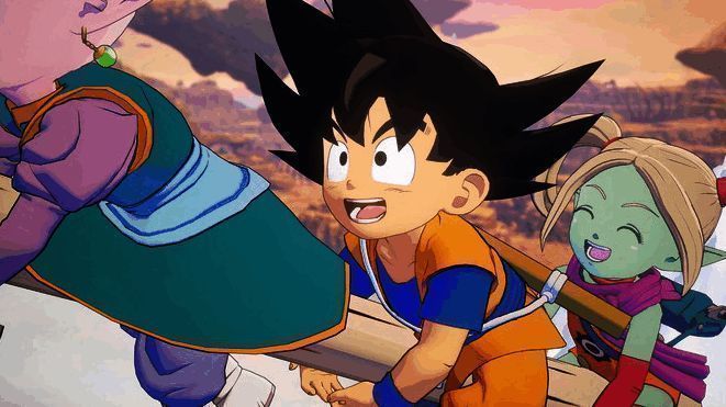 《龙珠Z 卡卡罗特》HD加强版游戏场景展示，悟空与敌人大战的激烈战斗画面