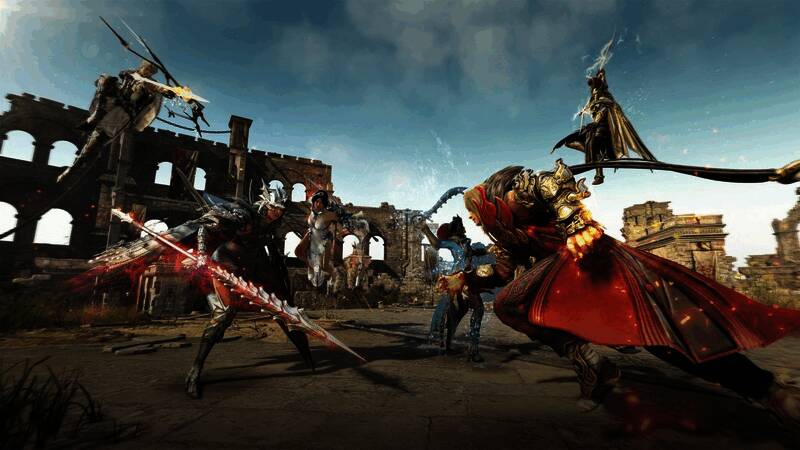 《黑色沙漠》游戏界面展示，角色身着华丽装备，在广阔世界中奔驰