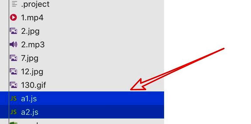 右键菜单中显示Compare Selected选项