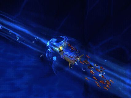 玩家点击洋流图标进入自动传送模式