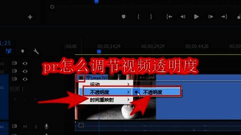 Adobe Premiere Pro界面展示，突出显示时间轴和效果控制面板