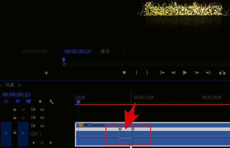 慢动作效果完成后的轨道显示状态