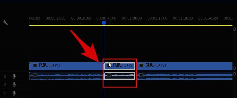 右键菜单展开图示，显示剪辑替换选项高亮状态