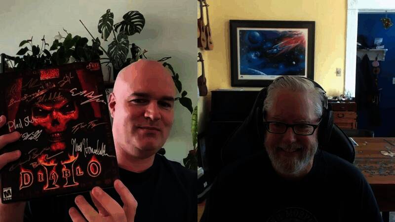 《暗黑破坏神3》早期开发场景，团队成员正在讨论设计方案