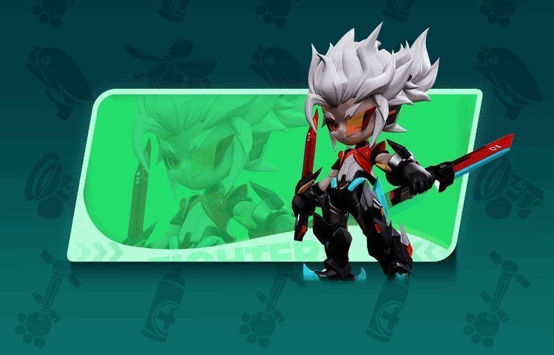 彗·代号：追，手持利刃，身披黑色战甲，背景为高速移动留下的光影轨迹