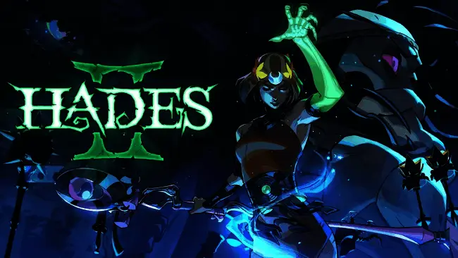 游戏中角色使用暗夜武器释放技能的场景，画面充满动态感