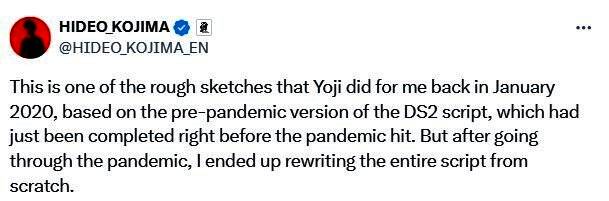 《死亡搁浅2》早期角色草图，山姆与芙拉吉尔身穿西装礼服，造型精致