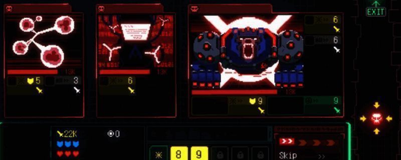 游戏主界面展示，呈现复古电子风格与未来科技感的结合