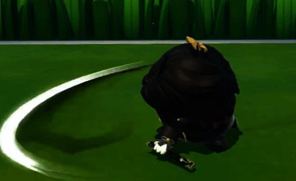 竹月使用技能‘事了拂衣’进行后撤并强化下一次普攻