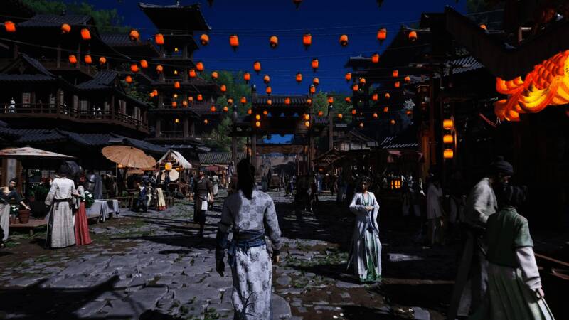 角色技能特效展示，华丽的武学招式令人目不暇接