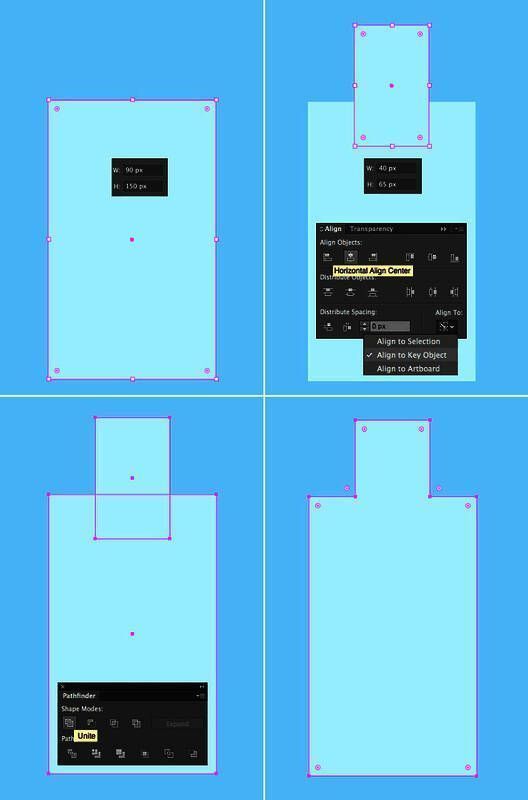 牛奶瓶造型设计与结构分解演示