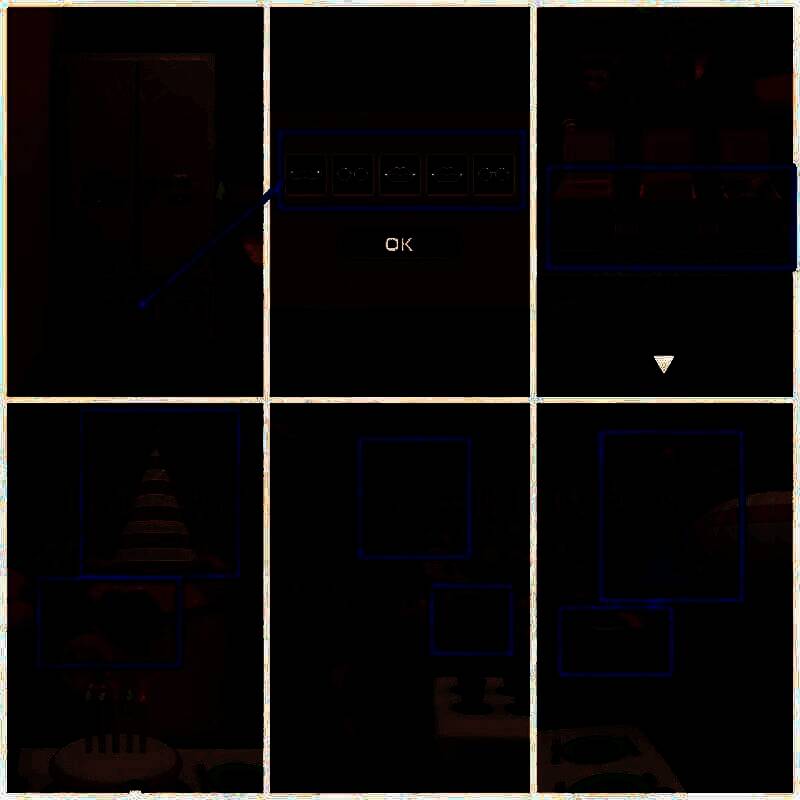 衣柜抽屉密码锁界面展示多个图标选项