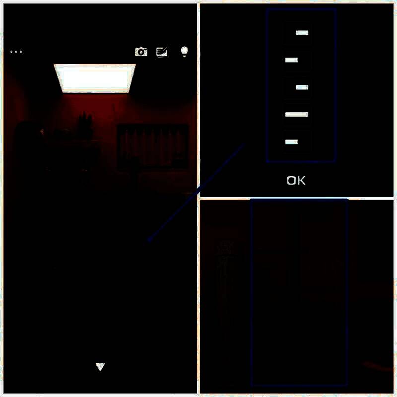 厨房洗手池下方的密码锁特写，旁边放置着清洁用品