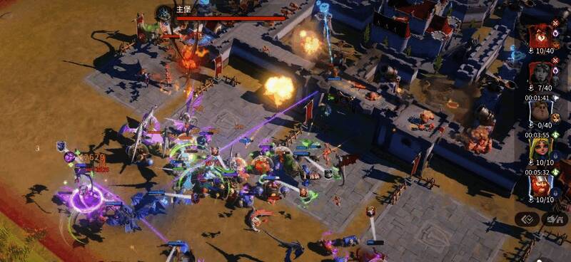 托尔穿戴全套重型装备，手持巨斧，周身环绕雷电特效