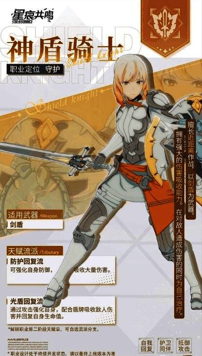神盾骑士使用英勇盾击技能，周身环绕圣盾光芒，抵挡敌方攻击