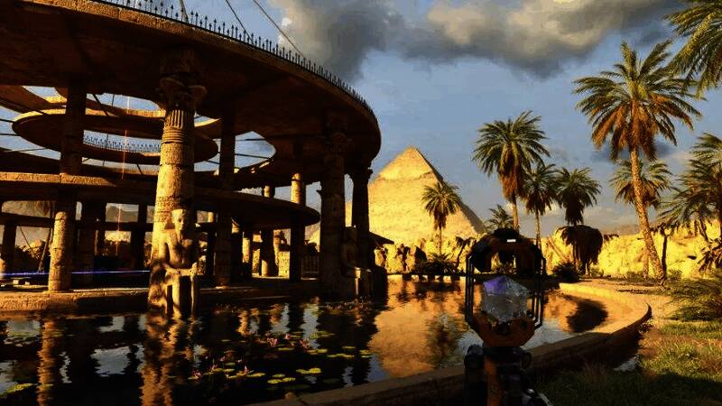 《塔罗斯法则:重启》哲学向解谜游戏界面展示