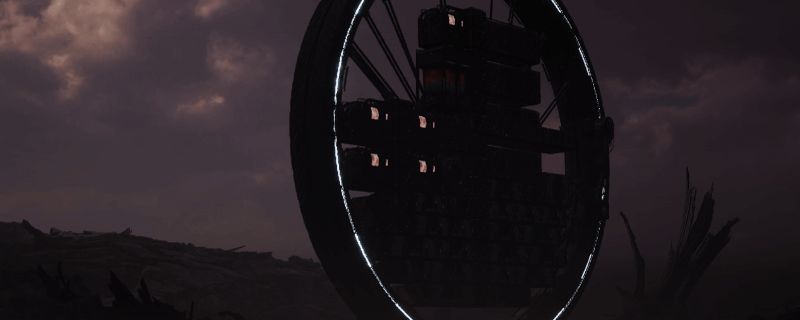 《多重人生》游戏内科学家探索星球场景，身着宇航服站在异星地表上