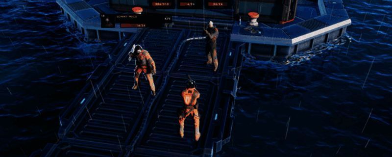 《未知领域》游戏主界面展示，深空背景中悬浮着神秘基地