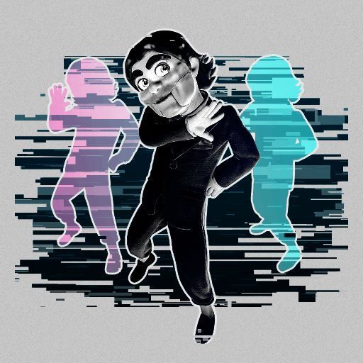 演出场景中的角色互动画面，展示主角与表演者的微妙情感交流