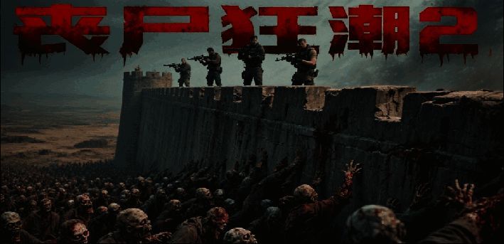 游戏编辑界面截图，展示地图制作工具与僵尸模式设定